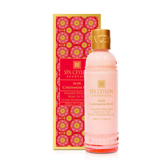 Aloe Cardamom Rose - Summer Wellness Head To Toe Ultra-Hydrating Gel 100ml