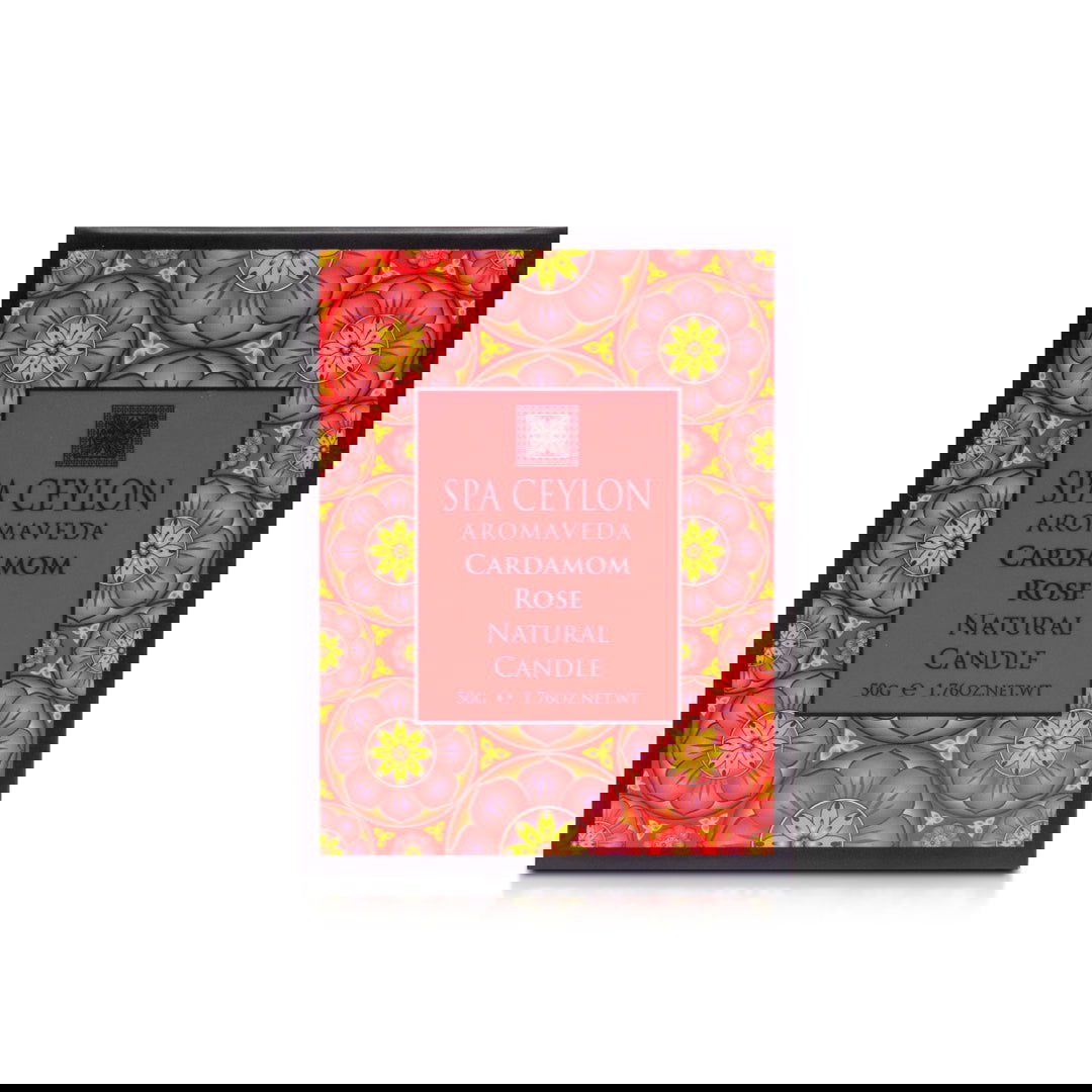 Cardamom Rose - Natural Candle - 50g