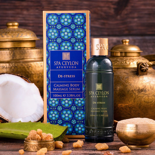 De-Stress - Calming Body Massage Serum 100ml - Spa Ceylon Sri Lanka