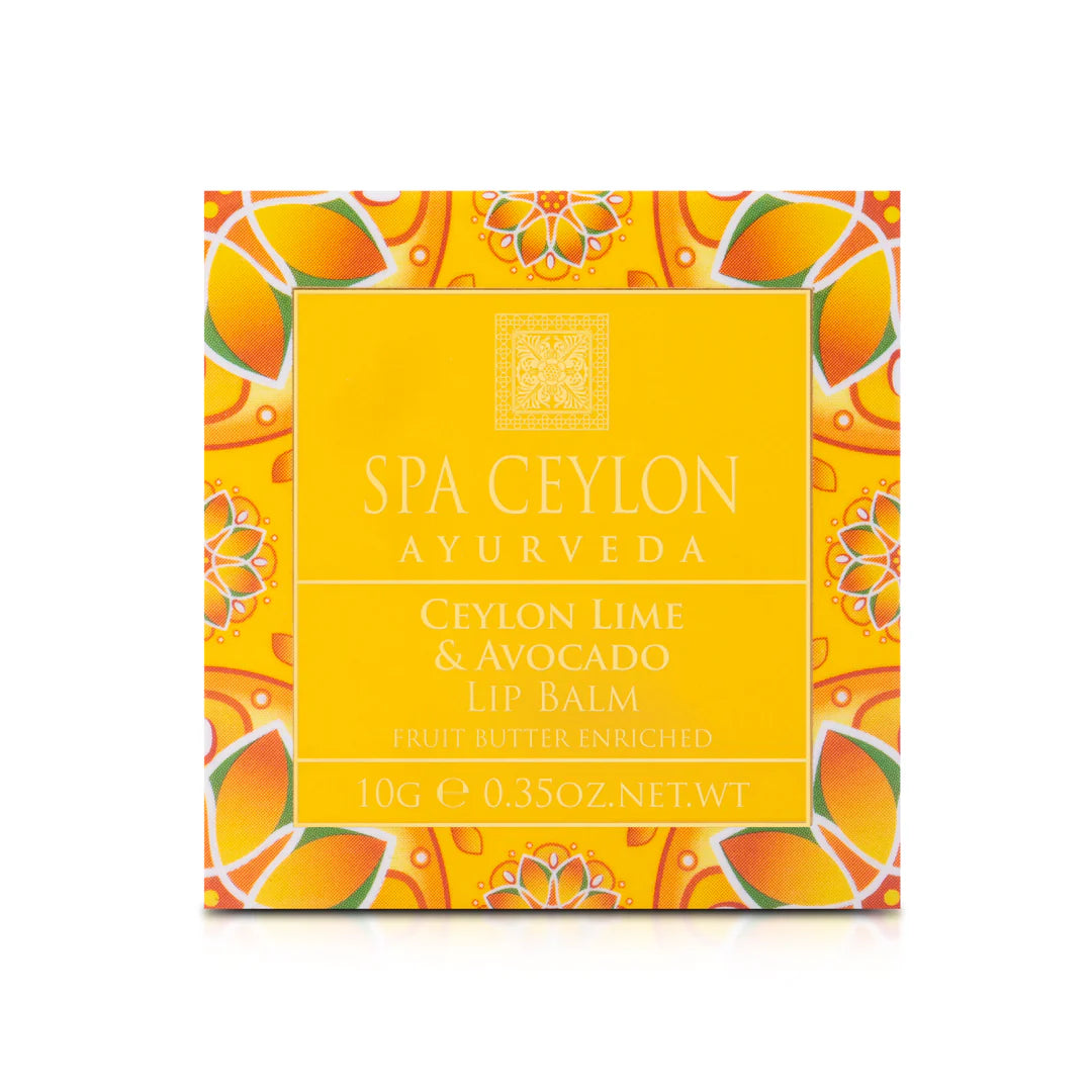 Ceylon Lime & Avocado Lip Balm - Fruit Butter Enriched 10g