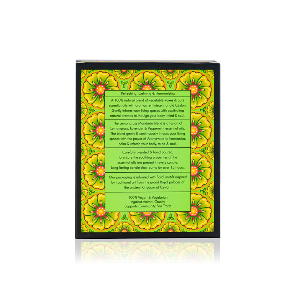 Lemongrass Mandarin - Natural Candle - 200g