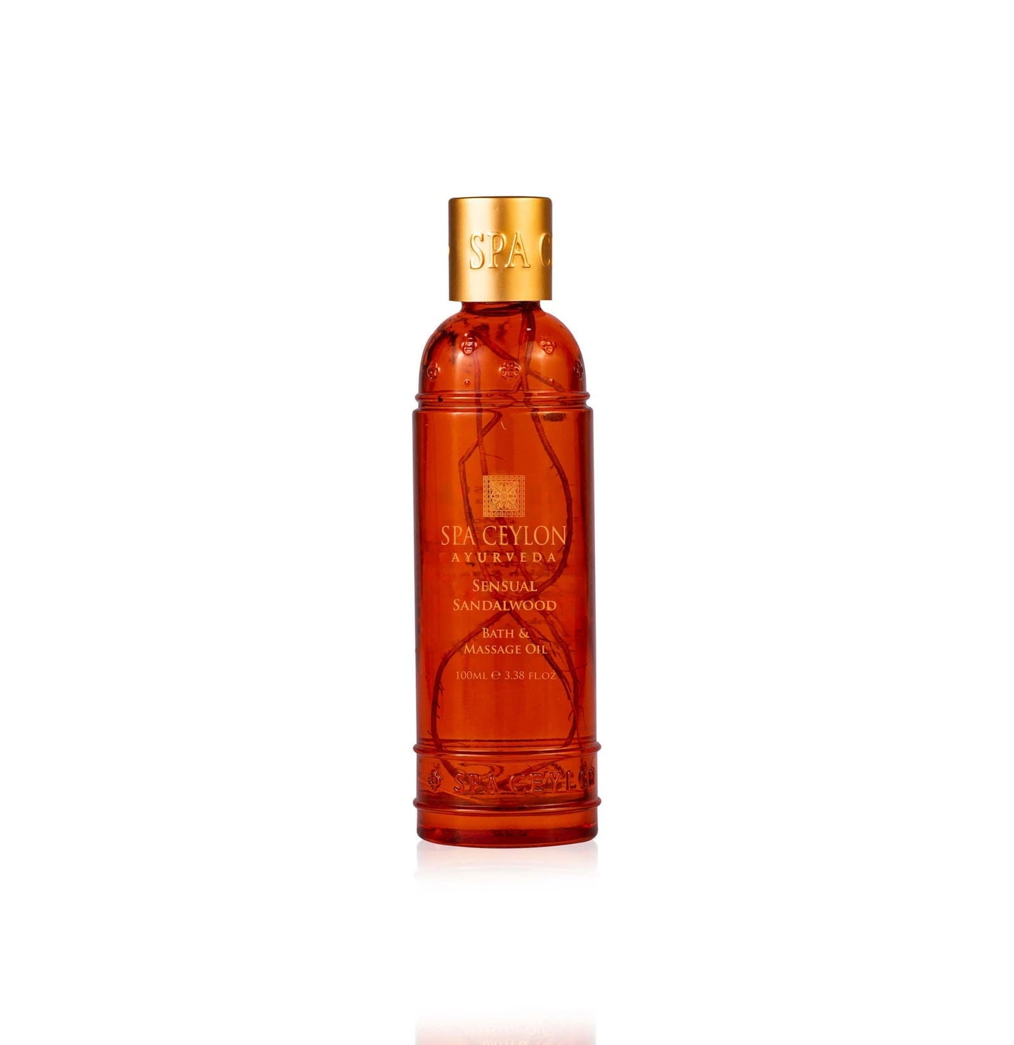 Sensual Sandalwood - Bath & Massage Oil 100ml - Spa Ceylon Sri Lanka