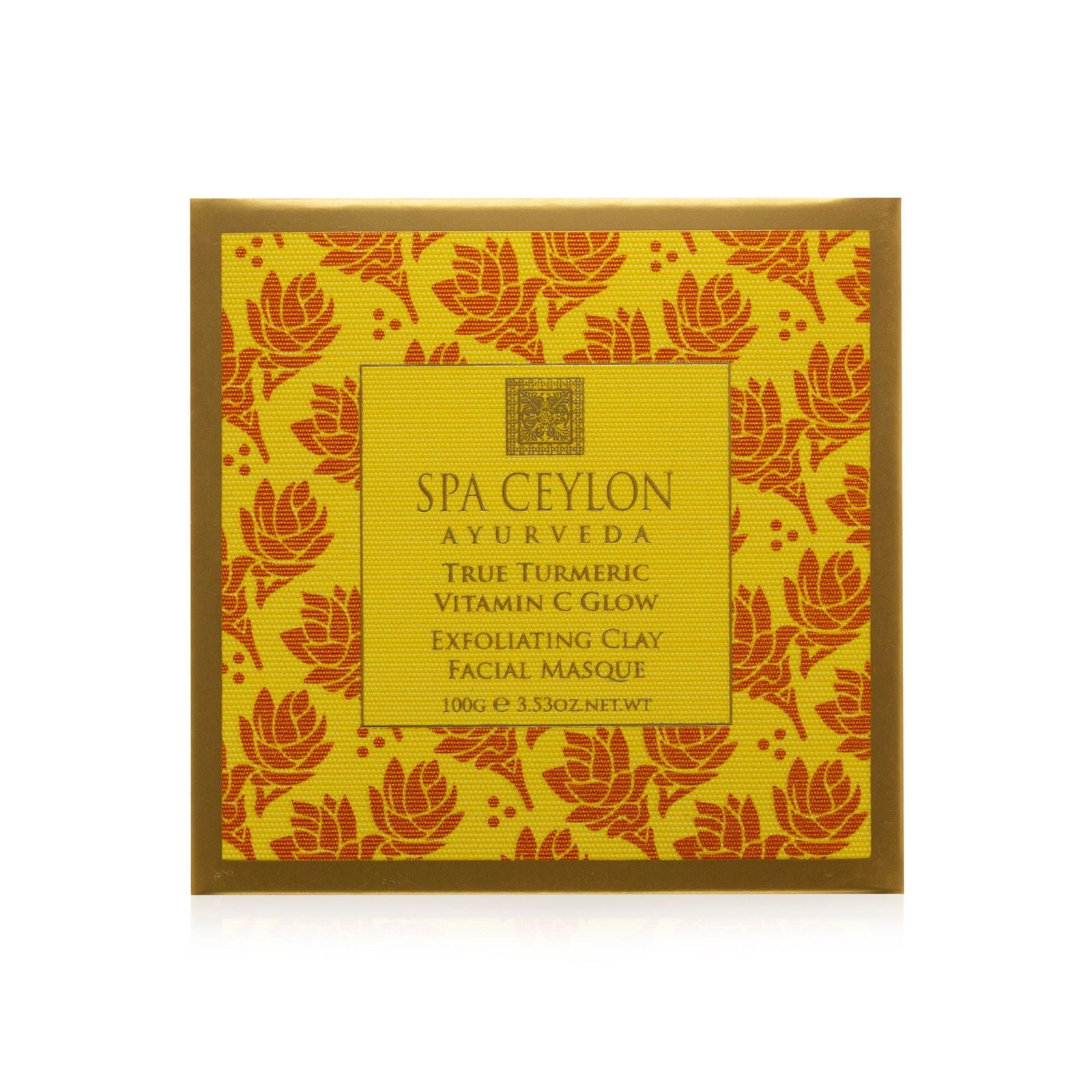 True Turmeric - Vitamin C Glow - Exfoliating Clay Facial Masque 100g - Spa Ceylon Sri Lanka