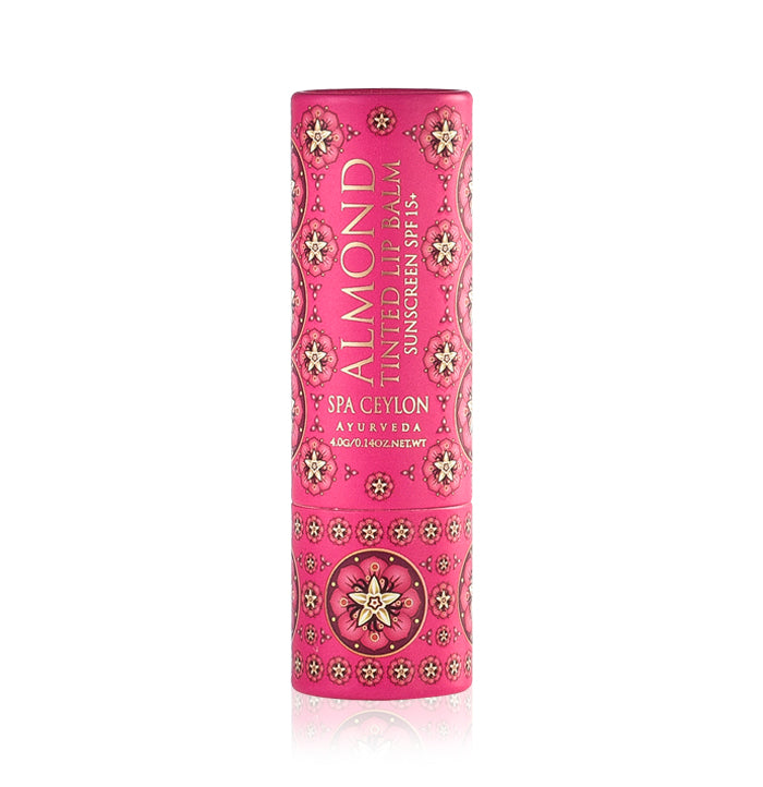 Almond Tinted Lip Balm - Orchid SPF 15+-5156