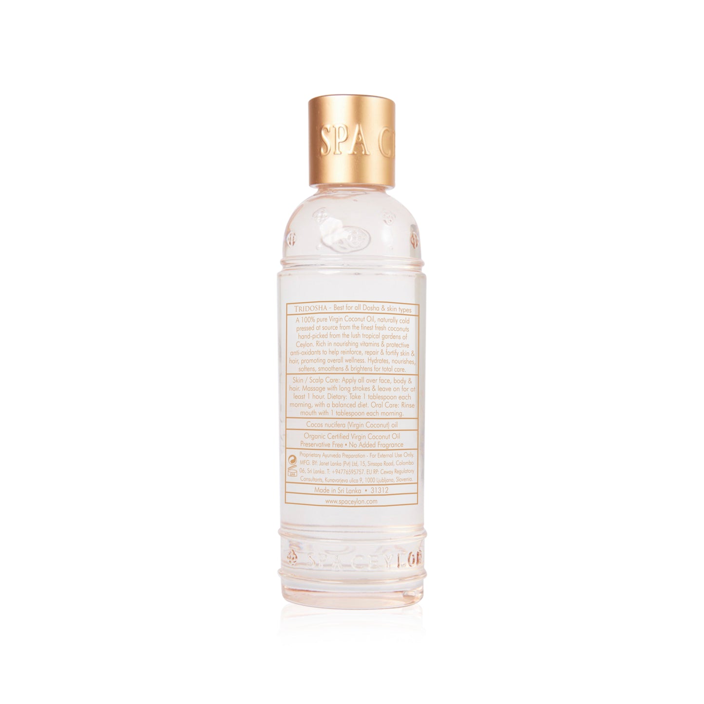 Virgin Coconut - Pure & Natural Organic Oil 150ml