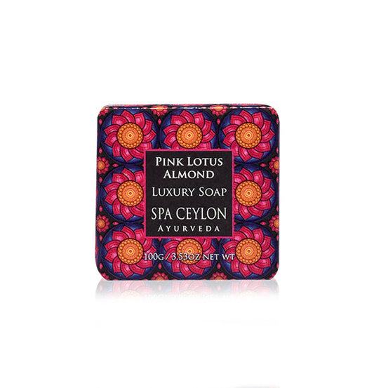 PINK LOTUS ALMOND - Luxury Soap 100g-0