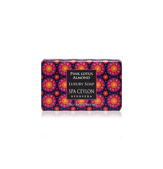 PINK LOTUS ALMOND - Luxury Soap 250g-0