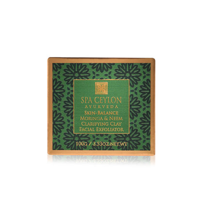 SKIN BALANCE - Moringa & Neem - Clarifying Clay Facial Exfoliator 100g-3755