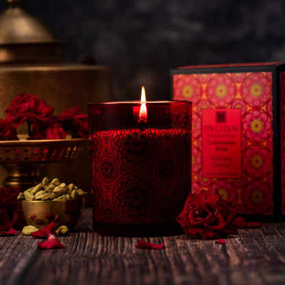 Cardamom Rose - Natural Candle - 200g