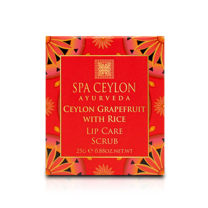 Ceylon Grapefruit With Rice - Lip Care Scrub 25g - Spa Ceylon Sri Lanka