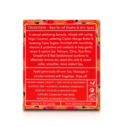 Ceylon Grapefruit With Rice - Lip Care Scrub 25g - Spa Ceylon Sri Lanka