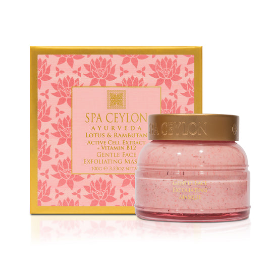 Lotus & Rambutan - Active Cell Extract + Vitamin B Plus Gentle Face Exfoliating Masque 100g