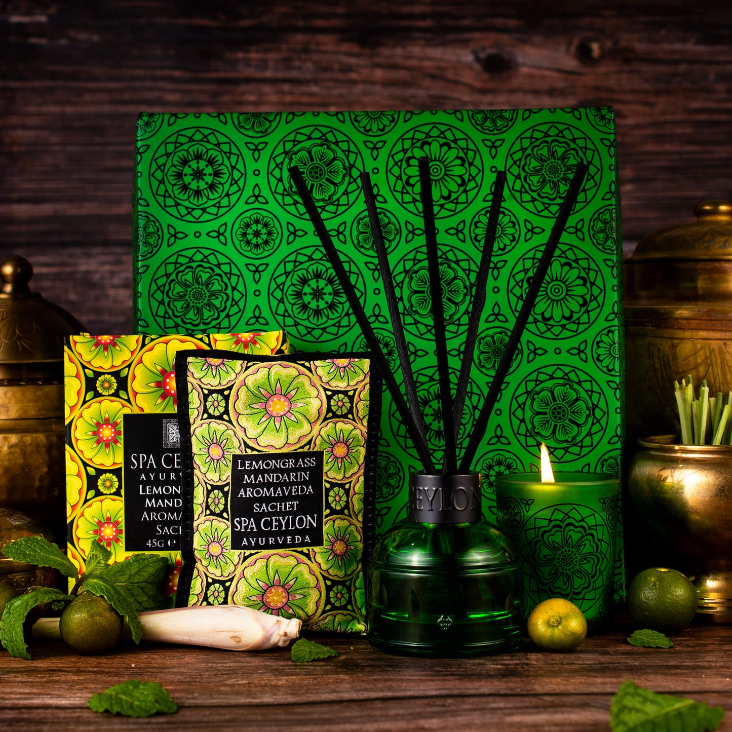 Lemongrass Mandarin - Small Home Floral Aroma Collections