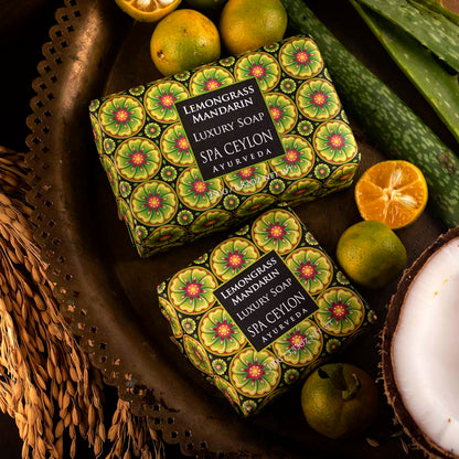 Lemongrass Mandarin Luxury Soap 250g