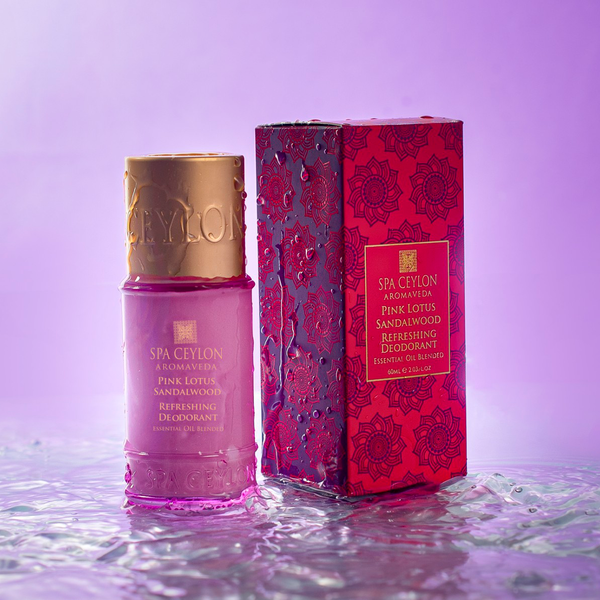 Pink Lotus Sandalwood - Eau de Ceylon - Refreshing Deodorant