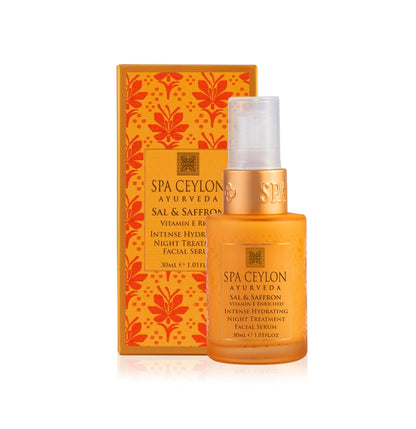 Sal & Saffron - Intense Hydrating Night Treatment Facial Serum 30ml