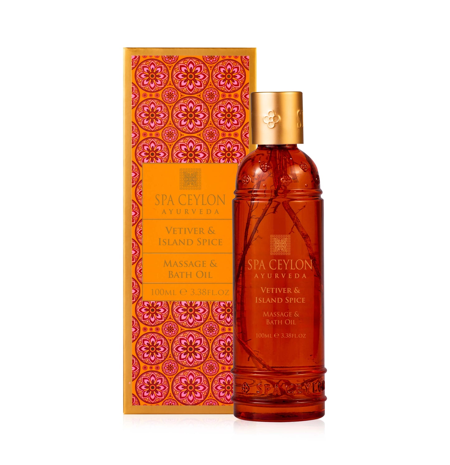 Vetiver & Island Spice - Massage & Bath Oil 100ml