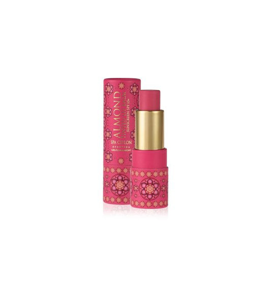 Almond Tinted Lip Balm - Lotus SPF 15+