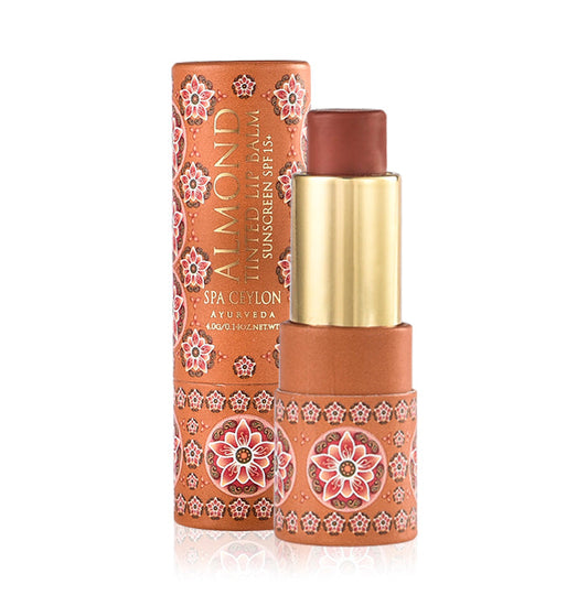 Almond Tinted Lip Balm - Tamarind SPF 15+-5152